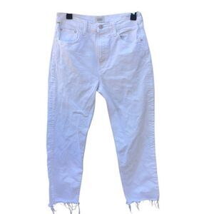 528. Citizens of humanity Daphne crop organic cotton jeans size 28